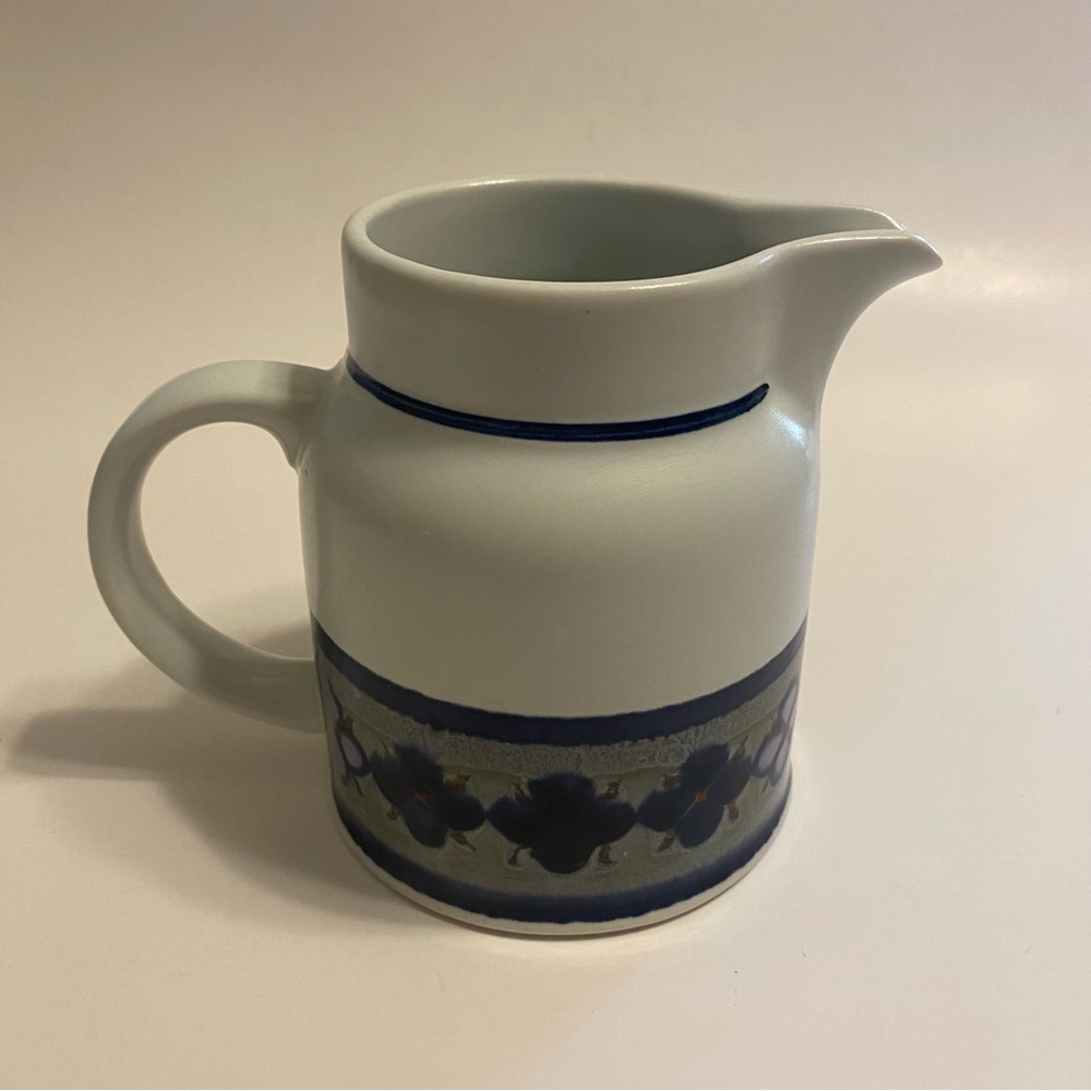 Vintage 1973 Creamer Small Pitcher Royal Doulton Lambeth Stoneware “Tangier”